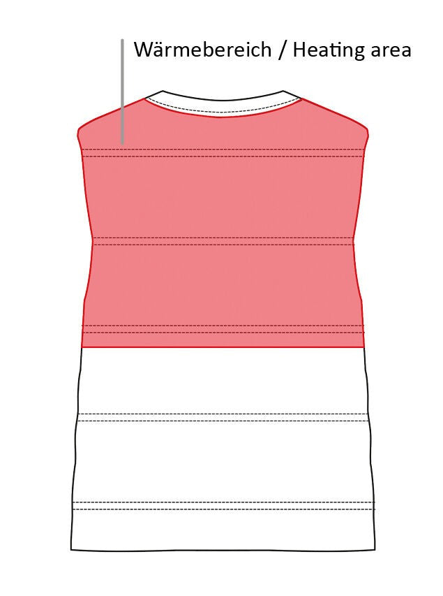 Verwarmde bodywarmer "Style"