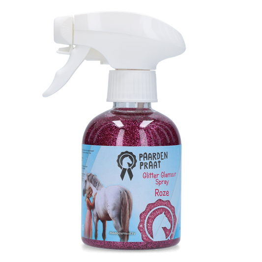 Paardenpraat Glitter spray Roze